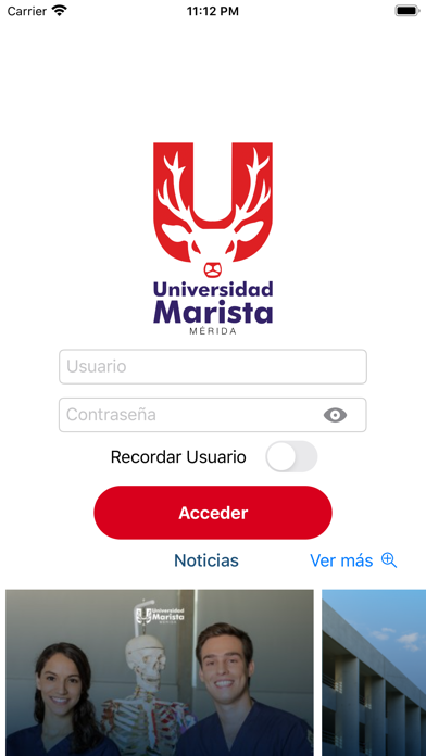 UMM Docente Screenshot