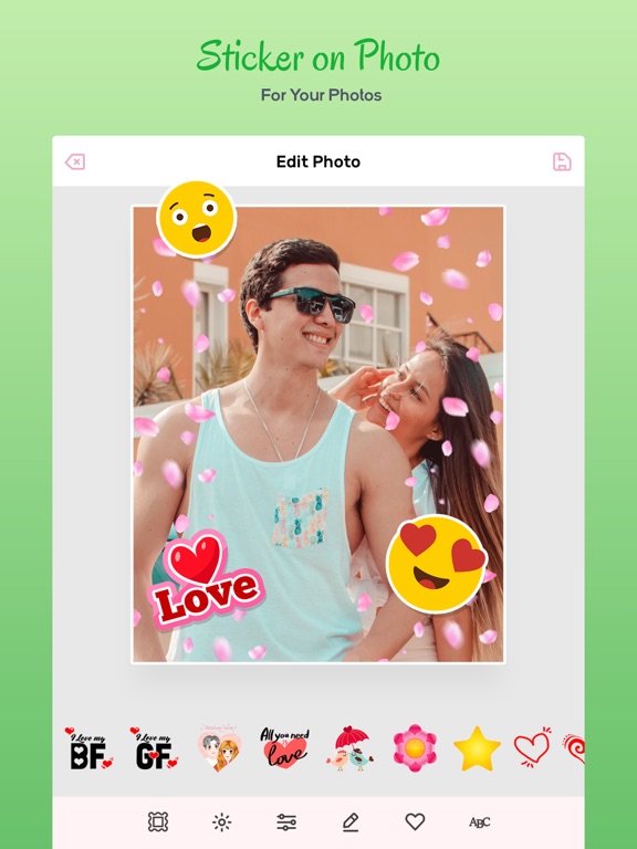 Screenshot #6 pour Glitter Photo Editor