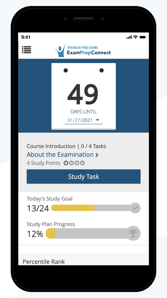 #1. ExamPrepConnect (iOS) By: Springer Publishing Company