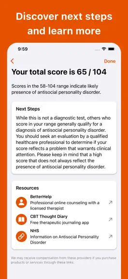 Game screenshot Antisocial Personality D. Test hack