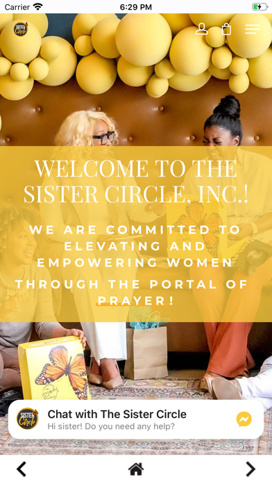 The Sister Circle app Screenshot