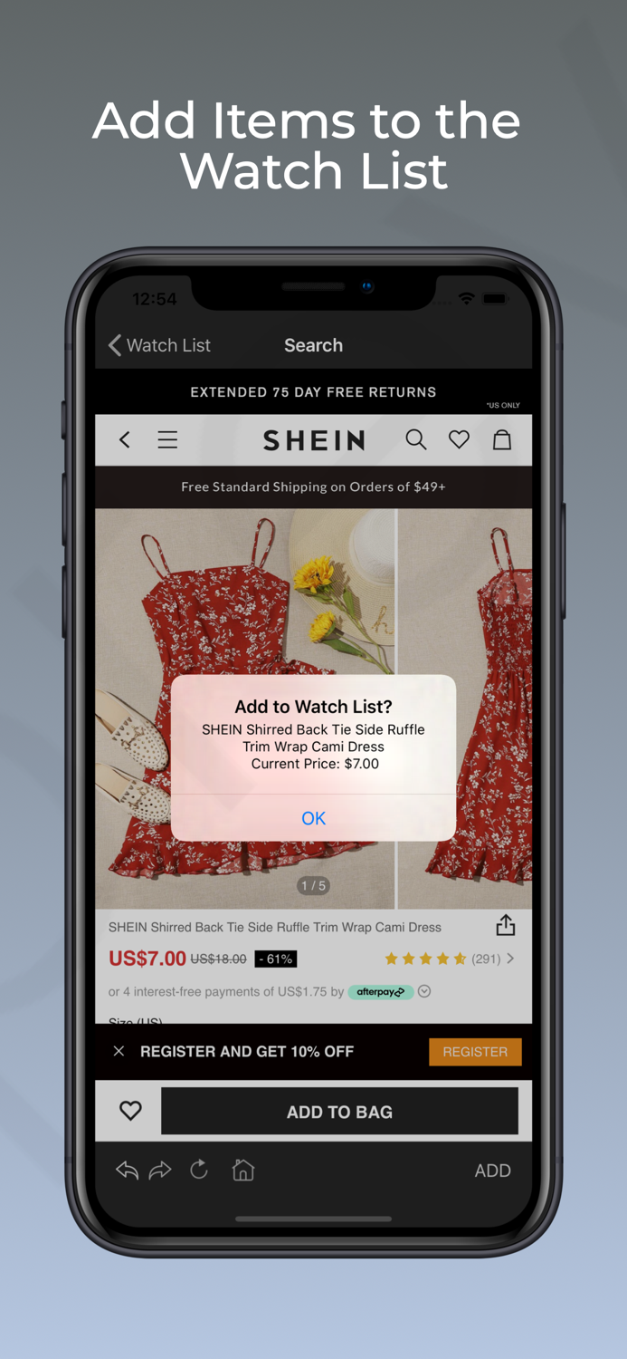 Price Tracker for Shein