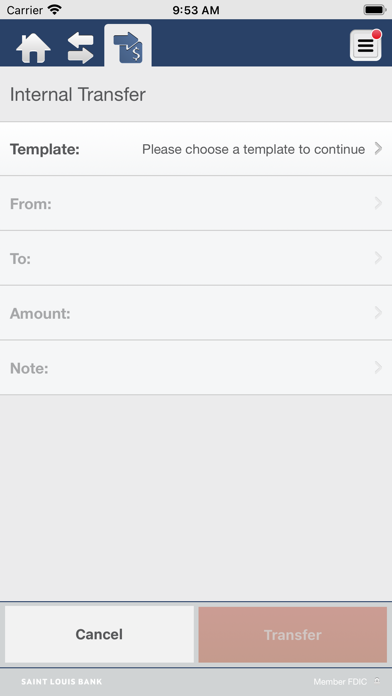 St. Louis Bank Screenshot