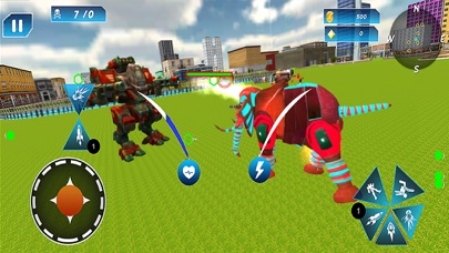 Excavator Robot Transform Game Screenshot