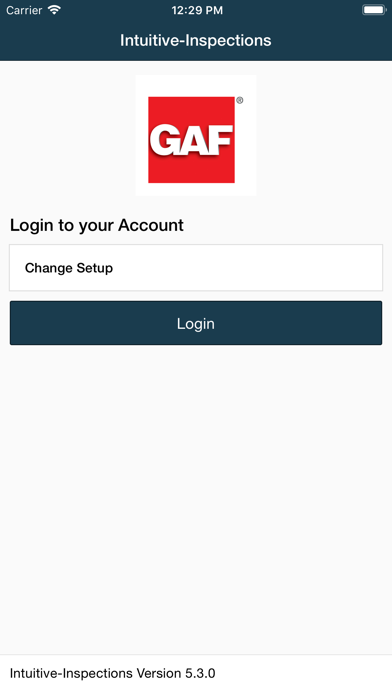 GAF Intuitive Inspections Screenshot