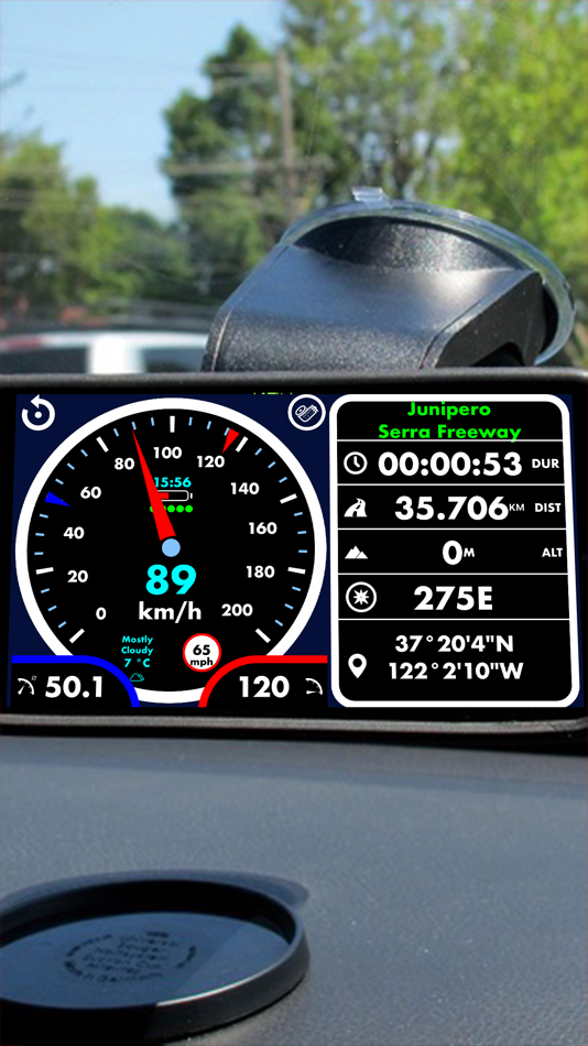 #2. Speedometer •• (iOS) Podle: Matrix Software Co.