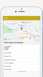 balti palace wombwell iphone screenshot 3