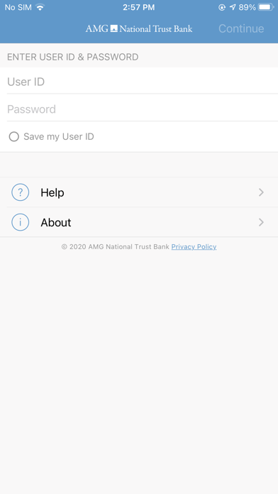 How to cancel & delete AMG Bank for Mobile from iphone & ipad 1