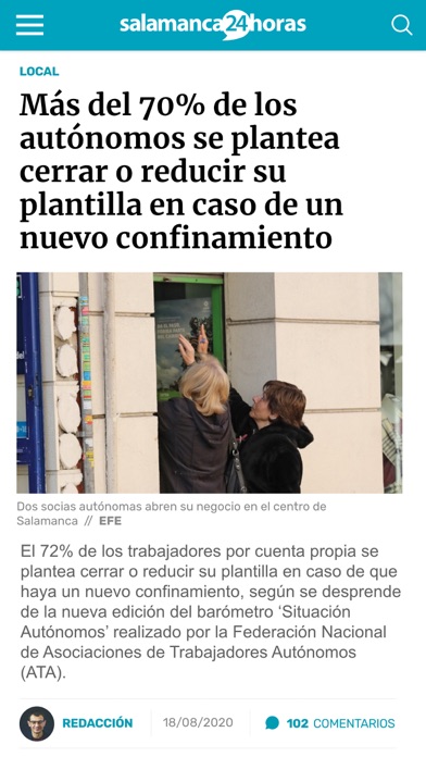 Salamanca24horas.com Screenshot