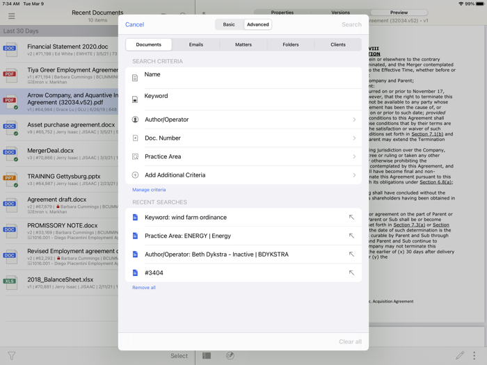 iManage Work 10 For Intune