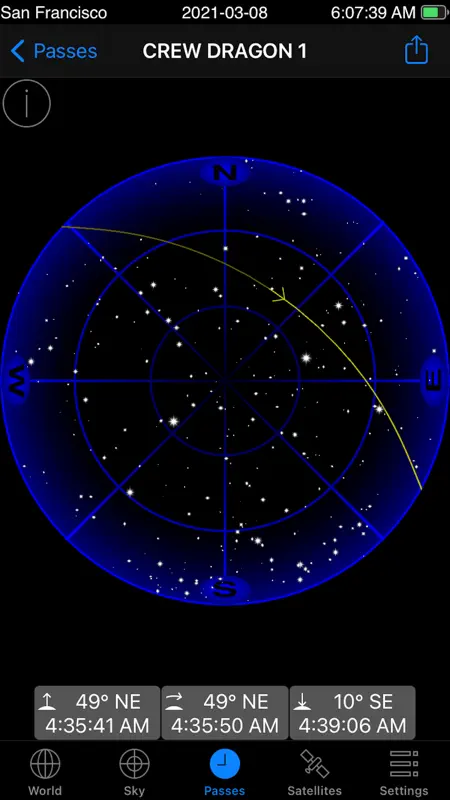 GoSatWatch Satellite Tracking screenshot 4 of 6