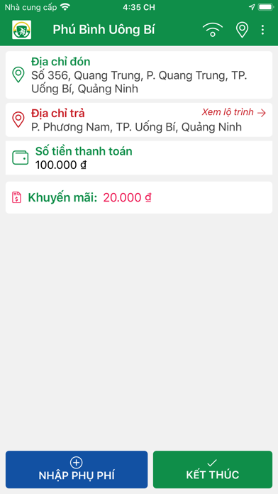 Lái xe Phú Bình Car Screenshot