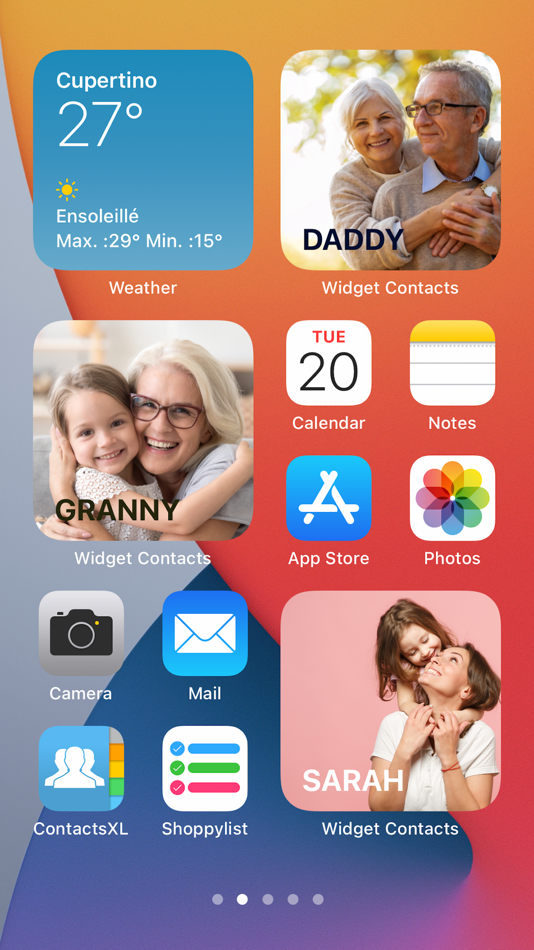 #2. Widget Contacts (iOS) 由: Jonathan Teboul
