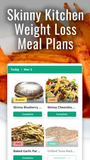 skinny kitchen meal plan app iphone screenshot 2