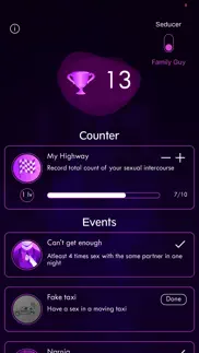 collector - sex achievements iphone screenshot 4