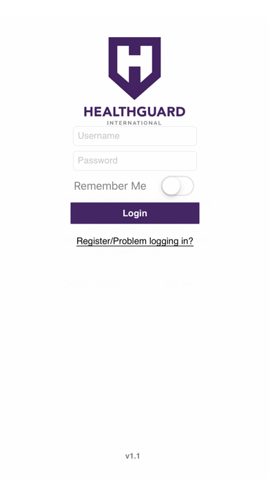Healthguard International Screenshot