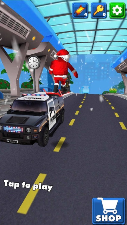 Santa's Christmas Subway Run