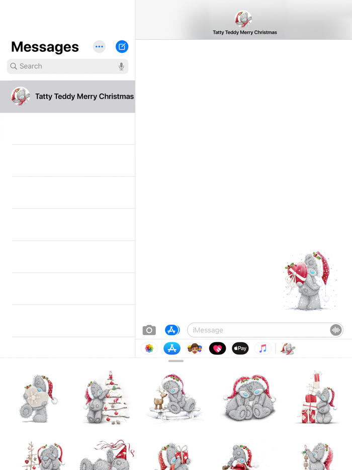 Tatty Teddy Merry Christmas