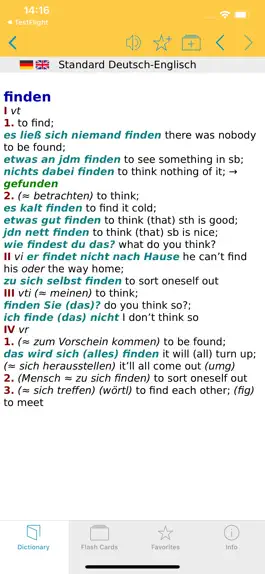 Game screenshot Big German English Dictionary mod apk