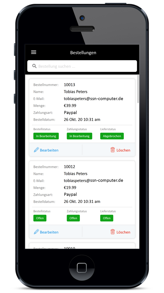 #8. Backend-APP for Shopware (iOS) 由: Sascha Radermacher