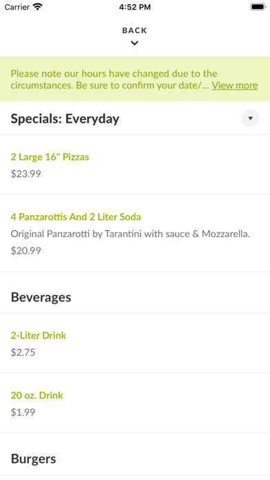 Balsamo's Pizza Screenshot