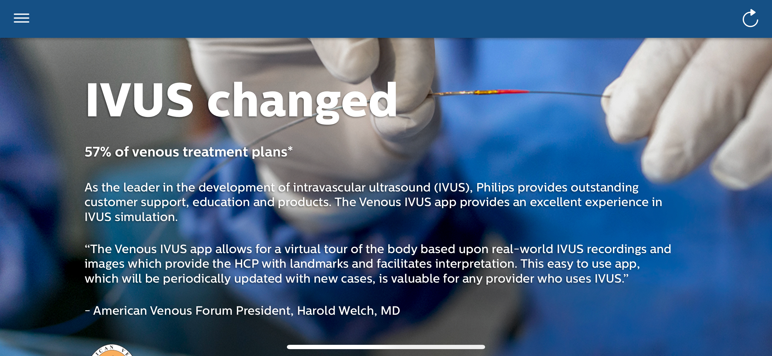 Philips Venous IVUS Tutor