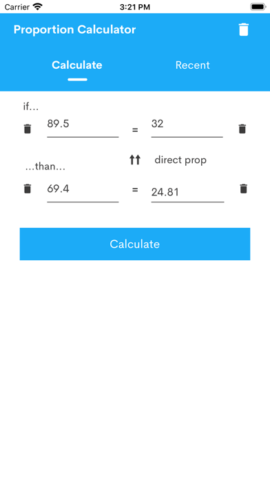 Ratio Calculator - Proportion Screenshot