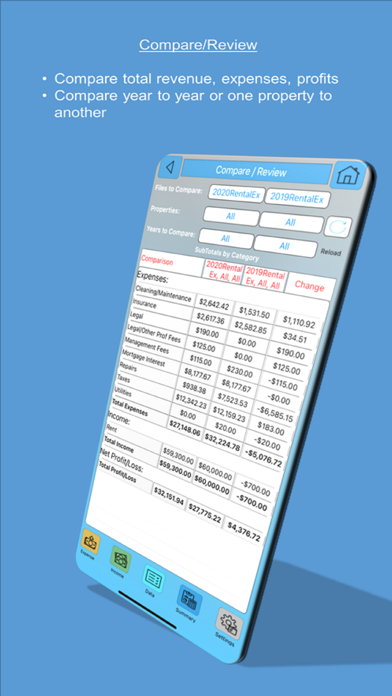 Rental Expense Manager Screenshot