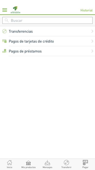 Artesanos en línea Screenshot