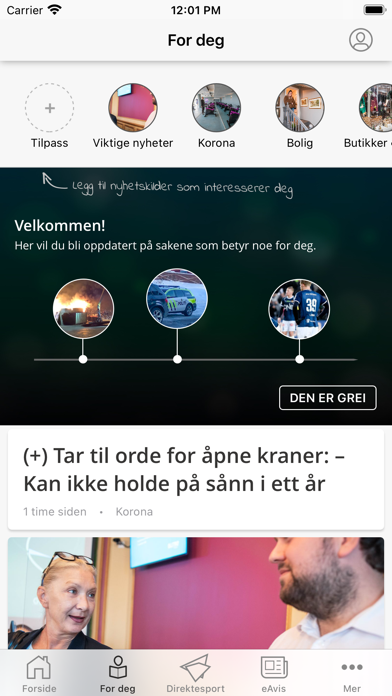 Tønsbergs Blad Screenshot