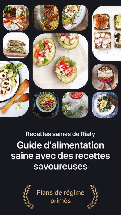 Screenshot #1 pour Saines Recetes & Alimentation