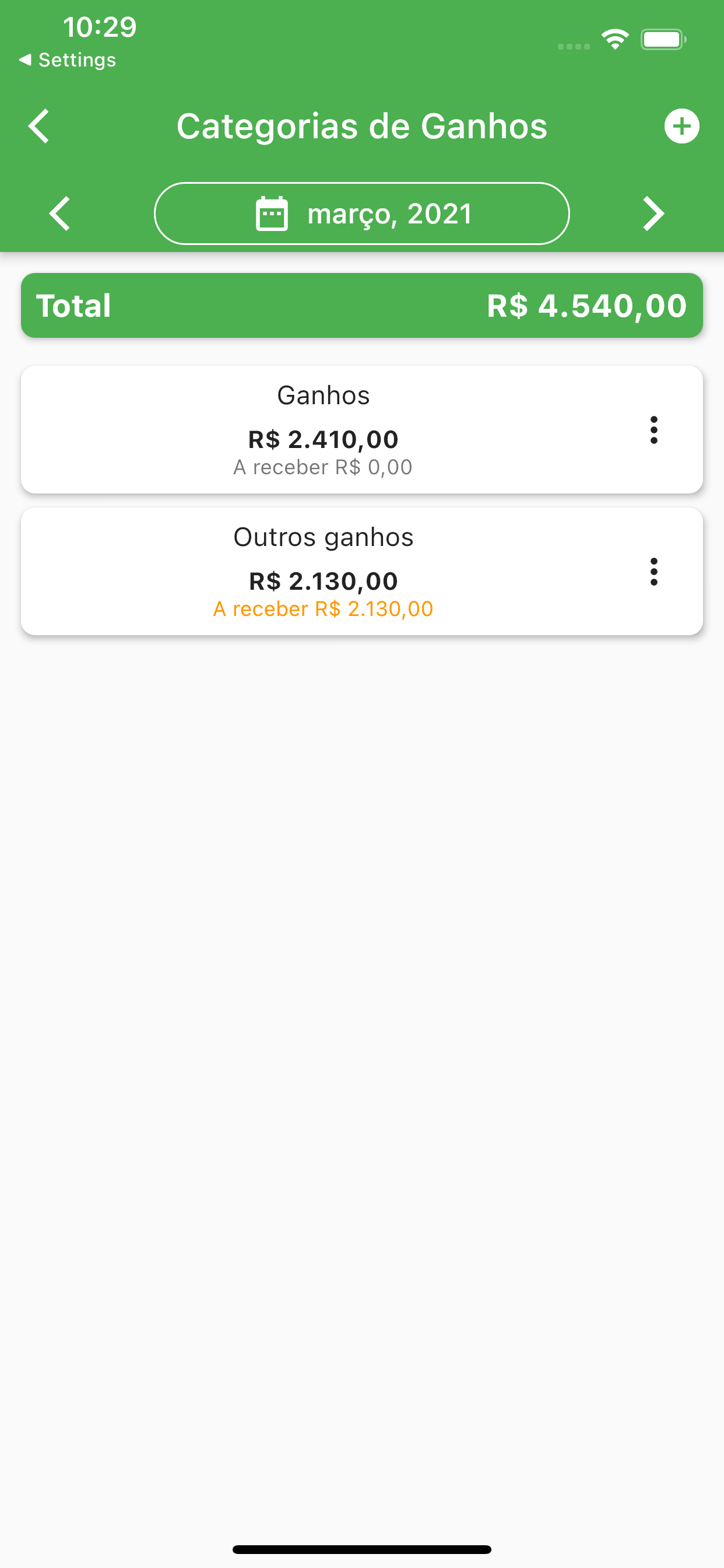 Minhas Contas