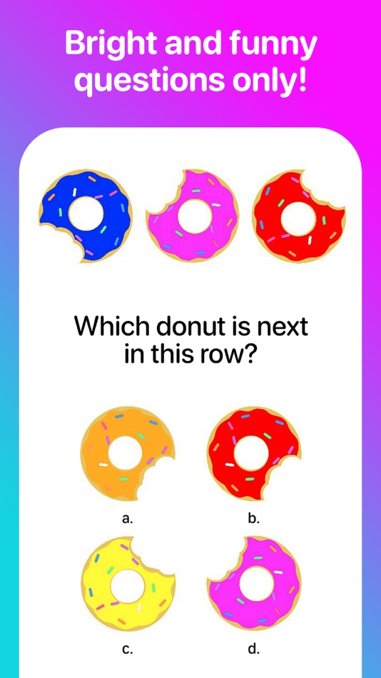 #2. Light IQ: logic riddles test (iOS) Podle: Egor Vdovin