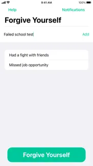 forgive yourself iphone screenshot 1