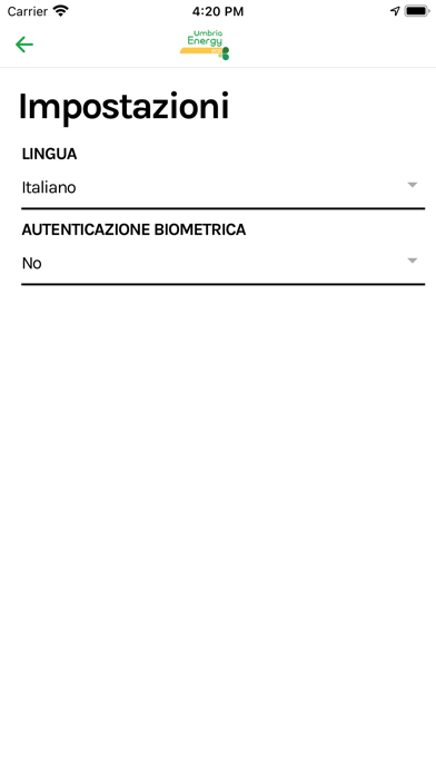 Umbria Energy Eco Mobility Screenshot