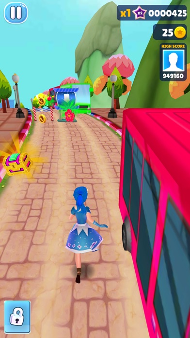 Screenshot #2 pour Princess Run 3D -Subway Runner