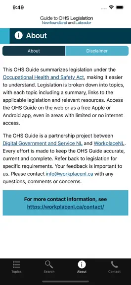 Game screenshot Guide to OHS Legislation NL apk