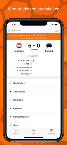 Game screenshot Oranje - alle wedstrijden hack