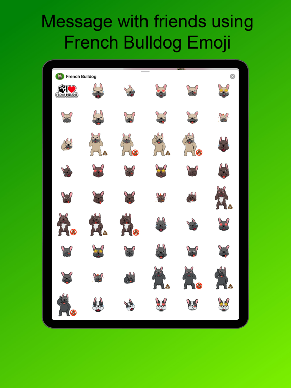 Screenshot #4 pour French Bulldog Emoji