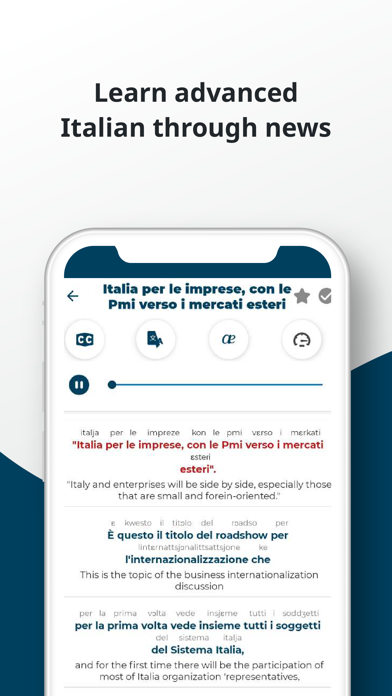 Italian ー Listening・Speaking Screenshot