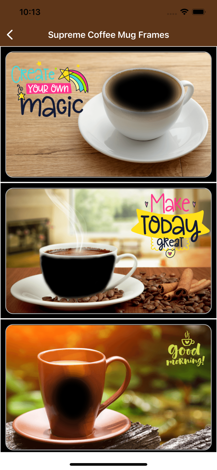 Coffee Mug Photo Frame