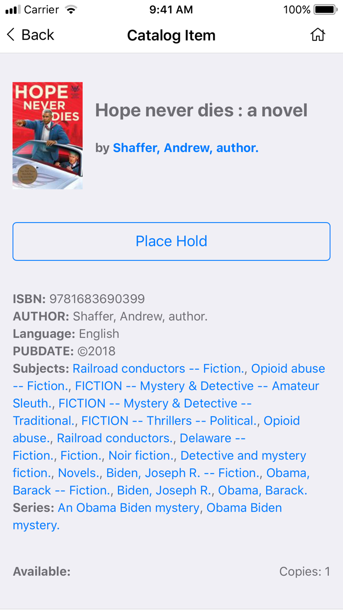 Ivy Tech Library Mobile