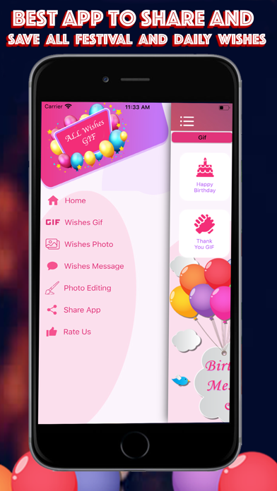 All Wishes GIF &Message& Photo Screenshot