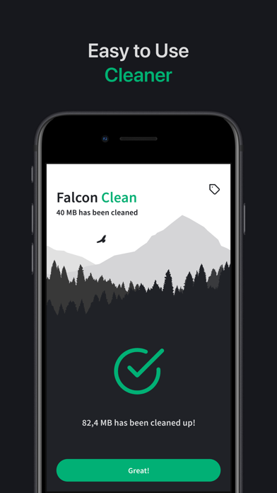 Falcon cleaner - clean and VPN Screenshot
