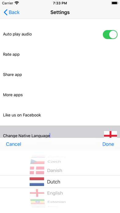 Screenshot #2 pour Learn English Offline Travel