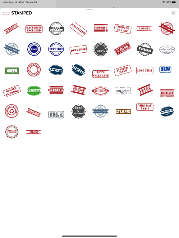 Screenshot #4 pour STAMPED Sticker Pack