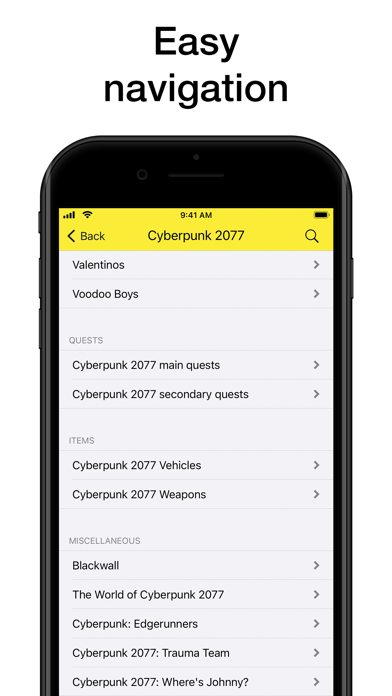 Pocket Wiki for Cyberpunk 2077のおすすめ画像5