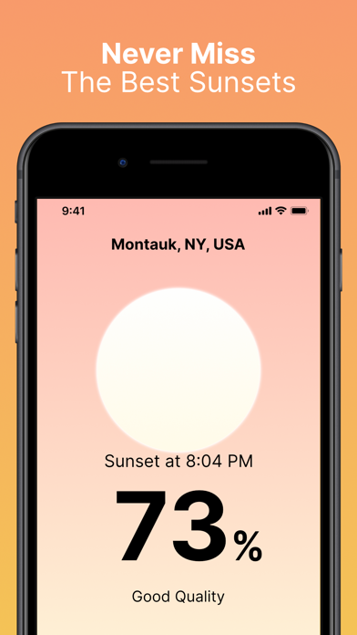 Helio - Sunset Forecast Screenshot