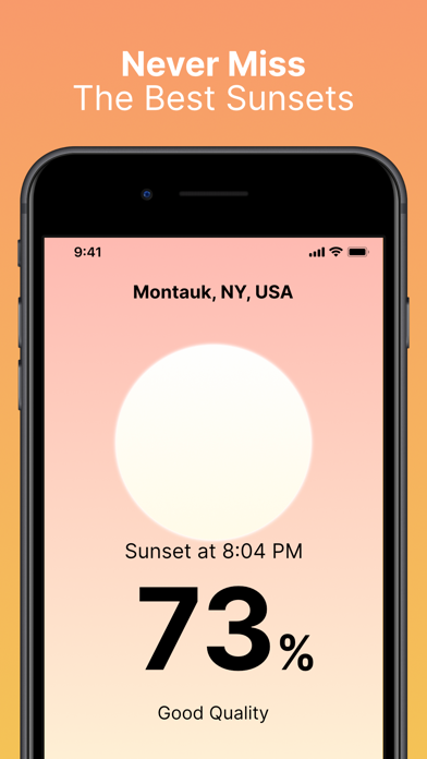 Screenshot #1 pour Helio - Sunset Forecast