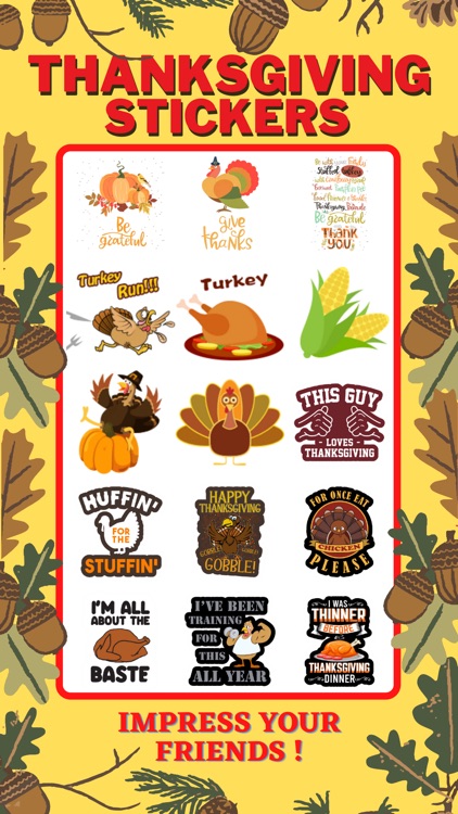 Thanksgiving Stickers ^_^ screenshot-5